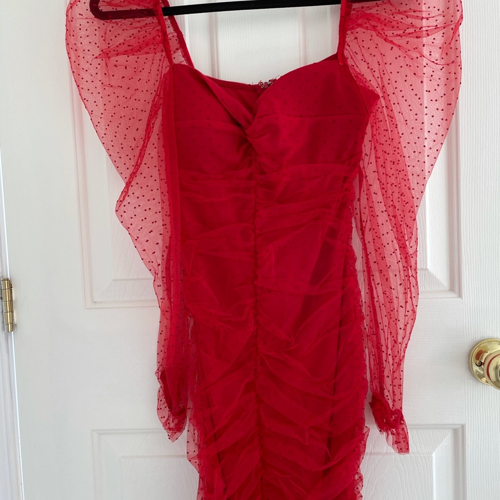 Red dress